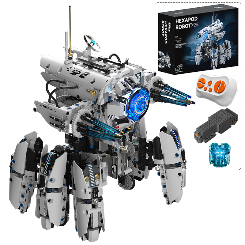 Lego Set City - Technischer Programmierbarer Hexapod-Roboter Science-Fiction-Kriegsmaschine Baukasten Ferngesteuerte
