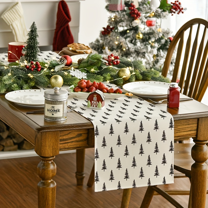 Einfacher Weihnachtsbaum-Tisch – Christmas Table Runner Bewertung und Preis