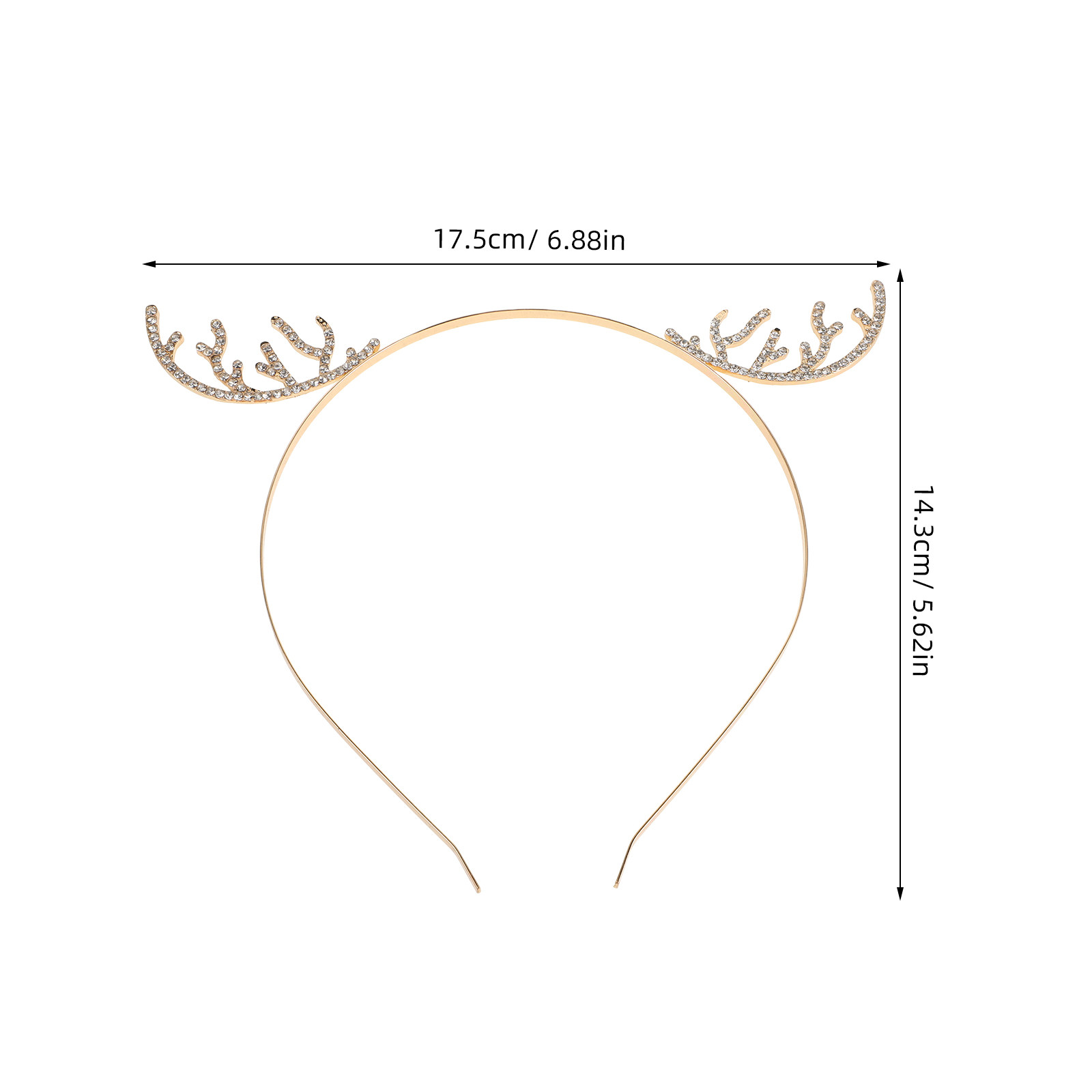 Strass-Rentier-Geweih-Stirnban – Reindeer Antlers Headband Bewertung und Preis
