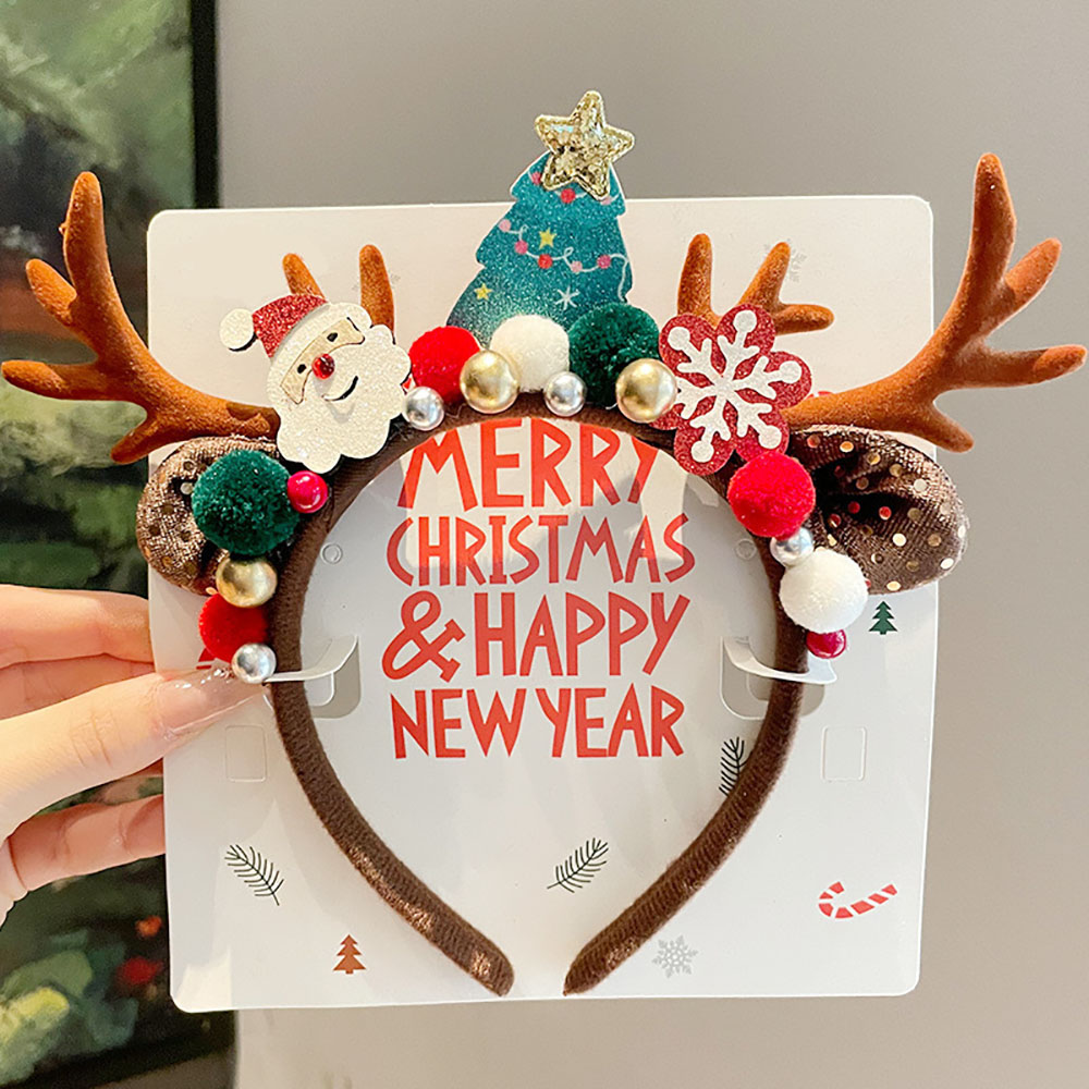 Niedlicher Haarschmuck, Samt-W – Reindeer Antlers Headband Bewertung und Preis