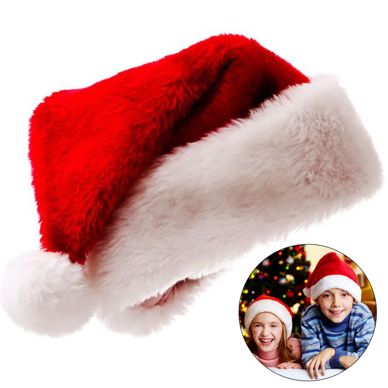 Plüsch-Weihnachtsmütze für Erw – Santa Hat Plush Bewertung und Preis