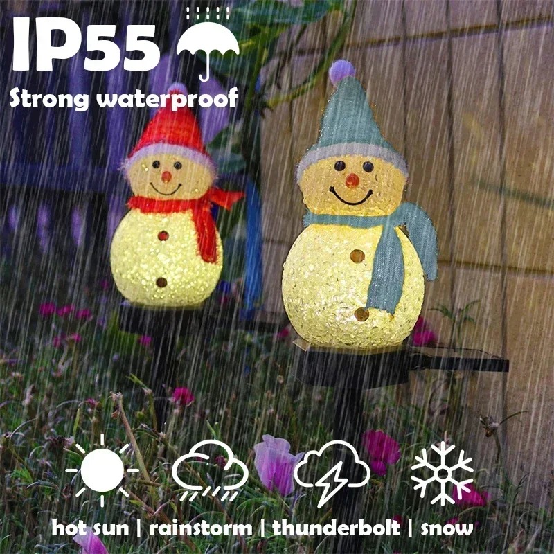 Weihnachts-Schneemann Solar-Ga – Christmas Lights Outdoor Bewertung und Preis